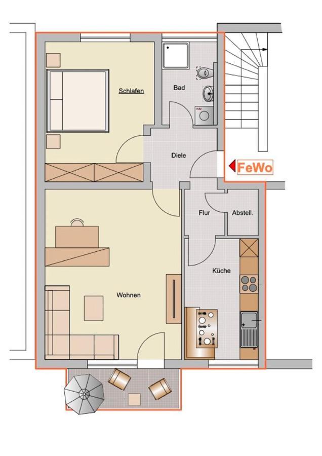 Ferienwohnung Am Alten Weinberg باد برلبورغ المظهر الخارجي الصورة
